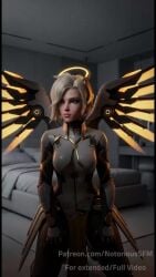 ai_generated blonde-haired_female blonde_female blonde_hair blonde_hair_female blowjob cock_hungry fellatio large_penis mercy mercy_(overwatch_2_suit) overwatch overwatch_2 penis_in_mouth sucking sucking_dick sucking_penis sucking_tip tagme video