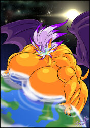 ass bat biceps breasts female jack_hoo_(artist) muscles muscular muscular_arms muscular_female muscular_legs muscular_thighs rouge_the_bat sonic_(series) wings
