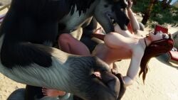 1boy 1girls 3d ahe_gao andrea_dawn beach belly_bulge big_ass big_breasts blizzard_entertainment horsecock huge_breasts huge_cock human human_(world_of_warcraft) interspecies light-skinned_female light_skin male navel_piercing nude original_character red_hair sex sucking_nipples tattoo tauren thick_thighs vaginal_penetration vaginal_penetration vaginal_sex vellektra voluptuous voluptuous_female warcraft wide_hips world_of_warcraft
