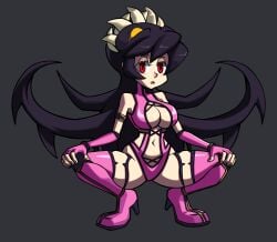 artist_request filia_(skullgirls) mileena_(cosplay) mileena_(mk9) mortal_kombat_(2011) samson_(skullgirls) skimpy_costume skullgirls tagme