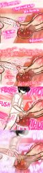 1boy 1boy1girl 1girls big_breasts big_penis blush breasts cleaning_cock color comic english_text female female forced forced_oral hand_on_neck hands_on_neck huge_cock incest incest_(lore) kiss_mark lipstick lipstick_mark male male/female mother mother_and_son nipples omori penis red_hair son sucking sucking_penis sunny's_mom_(omori) sunny_(omori) text