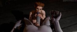 1girls baldur's_gate baldur's_gate_3 blowjob dungeons_and_dragons elf kagha penis red_hair zephyra3d