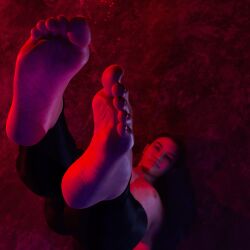 1girls 3d abigail_anderson barefoot breasts feet female flat_chest foot_fetish infamouslewd muscular muscular_female nipples small_breasts solo the_last_of_us the_last_of_us_2 topless