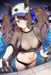 1girls ai_generated animal_ears anthropomorphization artist_request eyes female hair legs skin tagme tosen_jordan_(umamusume) umamusume umamusume_pretty_derby young