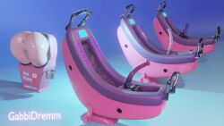 1girls 3d anal anal_sex animated anus ass bondage digital disembodied_penis fat_ass female female_only forced gabbidremm horsecock human legs machine naked nude pale_skin prisoner public public_use puffy_anus pussy pussy_juice pussy_juice_drip rodeo sex_slave shiny_skin toy training
