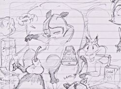 3boys balls dreamworks dreamworks_animation english english_text genitals hammy_(over_the_hedge) juice_box male male_only mammal over_the_hedge paramount_pictures penis procyonid raccoon ram_satinga remote_control reptile rj_(over_the_hedge) rodent scalie sciurid sitting sitting_on_sofa sketch sofa tree_squirrel trio turtle verne_(over_the_hedge)