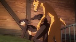 16:9 3d_(artwork) 3d_animation all_fours animated anthro anthro_on_anthro anthro_penetrated anthro_penetrating anthro_penetrating_anthro antlers ass beastars bed bedroom bodily_fluids breasts breath breathing brown_body canid canine canis cervine close-up deer digital_media_(artwork) doggy_style duo enticia_(modeler) female female_penetrated from_behind_position fur furniture genital_fluids genitals hands_on_hips happy happy_sex hi_res horn jarethdd juno_(beastars) looking_at_another looking_back looking_pleasured loop louis_(beastars) male male/female male_penetrating male_penetrating_female mammal nipples nude open_mouth penetration penile penile_penetration penis penis_in_vagina red_deer sex smile sound tagme tail thrusting vaginal_fluids vaginal_penetration vaginal_penetration video video vulva widescreen wolf