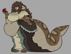 bbw big_breasts breasts cleavage female furry huge_breasts mexifurfoof overweight tagme thick_thighs wide_hips