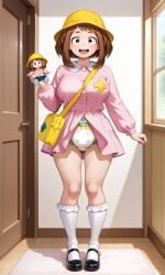 abdl ai_generated boku_no_hero_academia diaper kindergarten_uniform my_hero_academia ochako_uraraka