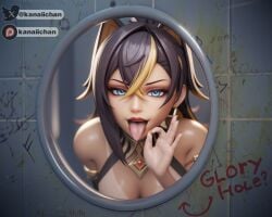 1female 1woman 3d 3d_(artwork) ai_art ai_assisted ai_generated before_blowjob before_oral black_hair blowjob_gesture blue_eyes cat_ears cat_girl choker cowgirl_position dark-skinned_female dark_skin dehya_(genshin_impact) earrings female female_focus female_on_top genshin_impact gesture gesture_hand girl glory_hole glory_hole hair_between_eyes hair_ears hole_in_wall hoyoverse kanaiichan makeup mihoyo mihoyo_technology_(shanghai)_co._ltd. multicolored_hair naked naked_female nekomimi open_mouth oral_gesture oral_invitation red_lips red_lipstick seducing seduction seductive seductive_look seductive_mouth seductive_smile sexy shiny_skin smile smooth_skin solo solo_female solo_focus straight sumeru_girls tan_body tan_skin tanline tanline_peek tanlines tanned tanned-skinned_female tanned_body tanned_female tanned_girl tanned_skin tongue tongue_out uncensored wanting_cock wanting_more wanting_to_suck