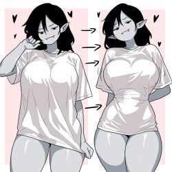 1girls adult adult_female adventure_time big_breasts bighugelarge1 black_hair black_hair_female busty busty_female busty_girl curvaceous curvaceous_body curvaceous_female curvaceous_figure curvaceous_hips curvaceous_thighs curvy curvy_body curvy_female curvy_figure curvy_hips curvy_thighs fangs female grey-skinned_female grey_skin grey_skinned_female grin grinning grinning_at_viewer horny horny_expression horny_eyes horny_female horny_smile hourglass_figure large_breasts lean_figure marceline marceline_abadeer marceline_the_vampire_queen mature mature_female narrow_waist personality seductive_grin slender_body slender_waist slim_waist smug smug_expression smug_eyes smug_face smug_grin smug_smile thigh_gap vampire vampire_girl vampire_teeth wide_hips