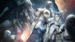 futanari monster nurse_(silent_hill) silent_hill sons_of_the_forest the_forest