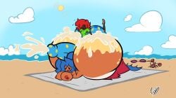 1boy 1girls assjob cum curvy huge_ass original_character tagme