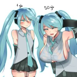 hatsune miku from vocaloid