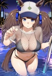 1girls ai_generated animal_ears anthropomorphization artist_request eyes female hair legs skin tagme tosen_jordan_(umamusume) umamusume umamusume_pretty_derby young