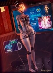 animatronic feet five_nights_at_freddy's fnaf futa_only futanari humanoid humnaoid_feet magniym presenting robot robot_girl robot_humanoid