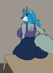 big_ass big_breasts breasts bubble_butt cleavage d4nnypande female furry harriet_(harry_amoros) huge_ass huge_breasts tagme thick_thighs wide_hips
