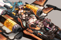 2girls all_fours aqua_hair ass blue_eyes bondage bound brown_hair crying crying_with_eyes_open dildo female femsub gagged hatsune_miku heart heart-shaped_pupils kvpk5428 motion_blur multiple_girls navel needle oral restrained sex_machine space_craft star_wars stationary_restraints stomach symbol-shaped_pupils tears twintails vocaloid x-wing