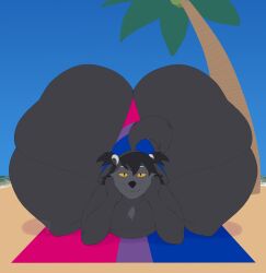 1boy an_(anascarfan2) big_ass bikini binturong bisexual bisexual_male bisexual_pride_colors bubble_butt commissioner_upload furry gigantic_ass hands_on_head hips_wider_than_shoulders huge_ass hyper_ass looking_at_viewer lyratrchubby male male_only mammal meat_wall_(body_type) solo solo_male tagme thick_thighs wide_hips ych
