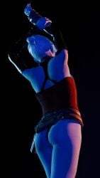 1girls 3d ass female infamouslewd merrin solo star_wars