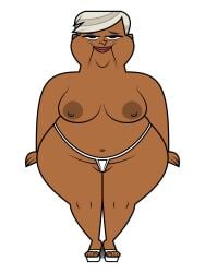 1girls areola areolae ass ass_grab ass_up bbw bbw_mom big_ass big_breasts big_butt black_body black_female black_gilf breast_grab breasts breasts_out chubby chubby_female curvaceous curvaceous_body curvaceous_figure curvy curvy_figure dark-skinned_female dark_skin ebony eyelashes eyeliner eyeshadow female female_only grandmother granny heels high_heels huge_ass jk94 leshawna's_grandmother looking_at_viewer mature mature_female mature_woman milf mother nipples pose posing posing_for_the_viewer solo tagme thick thick_ass thick_hips thick_legs thick_lips thick_thighs thong tits_out total_drama_(series) total_drama_island total_dramarama voluptuous voluptuous_female white_background white_hair white_hair_female