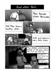 adoptive_siblings aged_up anthro asgore_dreemurr asriel_dreemurr big_breasts blush boss_monster boss_monster_(undertale) chael_dreemurr chara chasriel comic_page excited floppy_ears flower_bed flowers fluffy_ears fluffy_hair furry furry_male goat goat_boi goat_boy happy horns human human_female hybrid if_happy interspecies interspecies_pregnancy more_chasriel piggyback piggyback_ride pregnant pregnant_female repost rosy_cheeks short_hair short_hair_female snuggle snuggling talking_to_partner toriel voluptuous_female whitewo1f wholesome