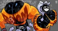 androjuniarto bomb_gal_(androjuniarto) bubble_butt fat_ass huge_ass tagme twerking twerking_position