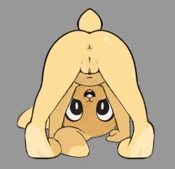 2025 all_fours anthro anus ass ass_up black_eyes bonita_(gaturo) buckteeth clitoris digital_drawing_(artwork) digital_media_(artwork) feet female female_anthro full-length_portrait fur gaturo genitals lagomorph leporid looking_at_viewer mammal monotone_body monotone_fur navel nude nude_anthro nude_female open_mouth open_smile portrait presenting presenting_hindquarters rabbit rear_view scut_tail shaded short_tail simple_background smile soles solo tail teeth upside-down vulva