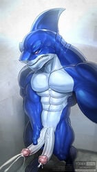 1boy 2015 abs angry bara bathroom big_penis blush cum cumshot diphallia diphallism dripping ejaculation fangs fish gills great_white_shark humanoid_penis looking_at_viewer male male_only marine masturbation multi_penis muscular muscular_male orgasm penile_masturbation penis ripster selfie shark solo spurt street_sharks sweat thick_thighs todex vein veiny_penis