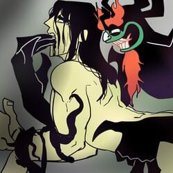 aku demon human male_only samurai_jack samurai_jack_(character) satouiro tagme yaoi