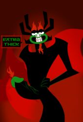 aku demon erection gay goatee grin male male_only penis relatedguy samurai_jack solo