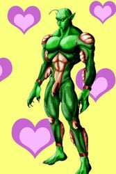 alien dragon_ball flaccid heart male male_only namekian nude penis piccolo pontikaki solo