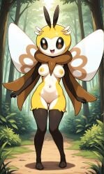 adorable ai_art ai_generated anthro anthropomorphic breasts bug bug_girl cute digital_art fanart female forest furry furry_anthro furry_character furry_female generation_7_pokemon gobabsnow hot insect_girl insects medium_breasts naked naked_female nipples nsfw nude nude_female original_character pokegal pokegirl pokegirl_as_pokemon pokemon pokemon_(species) pokemorph pussy ribombee sexy sexy_body sexy_pose vagina wings