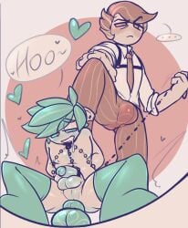 ... 2021 2boys aipeco18 almond_cookie bondage bulge bulge_under_clothes cookie_run cookie_run_kingdom cookie_run_ovenbreak dildo erection erection_under_clothes foot_on_back gay herb_cookie looking_at_another looking_down looking_pleasured male male_focus male_only penis tagme