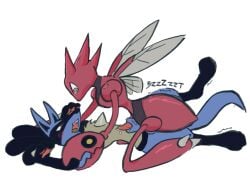 lucario pokemon pokemon_(species) scizor vibrating