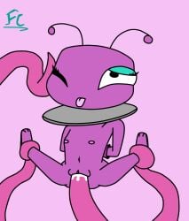 alien alien_female alien_girl alien_only alien_penetrated antennae color colored cum cum_in_pussy cum_inside fantasycake female female_penetrated flat_chest flat_chested hands_behind_back nipples paheal pink_background pink_tentacles purple_body qubo rule_34_(paheal) sex tagme tentacle tentacle_penetration tentacle_sex the_zula_patrol tongue_out vaginal vaginal_penetration vaginal_sex zeeter