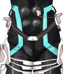 alternate_version_available apex_legends black_bodysuit bodysuit bulge covered_abs covered_navel holster official_alternate_costume seer_(apex_legends) self_upload skin_tight tagme thick_thighs