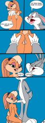 1boy 1boy1girl 1girls bugs_bunny bunny_boy bunny_girl comic comic_page lola_bunny looney_tunes rabbit space_jam warner_brothers