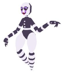 animatronic female five_nights_at_freddy's five_nights_at_freddy's_2 low_poly marionette_(fnaf) potatodoodles puppet_(fnaf) solo standing tagme thick_thighs