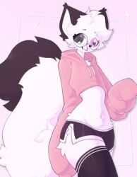 femboy furry jelly1k_(artist) tagme thighhighs