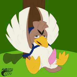 avian bird duck farfetch'd invalid_tag male_only nintendo penis pokemon pokemon_(species) rope video_games