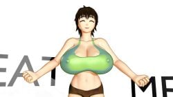 1girls 3d breast_expansion breasts_bigger_than_head breasts_bigger_than_torso bursting_breasts chocolate eating enormous_breasts growth hyper hyper_breasts kyropim looking_at_viewer pimkyro solo_female tagme talking talking_to_viewer video