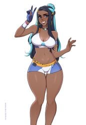 1girls female female_only human nessa_(pokemon) pokemon solo tagme toksie