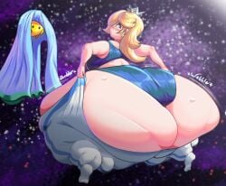 bbw belly cellulite chubby fat_ass overweight princess_rosalina sports_bra tdookus thick_thighs tummy voluptuous