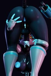 1futa anthro anus ass_focus ass_grab autofellatio big_ass big_balls big_breasts big_penis blender blender_(software) blender_eevee blowjob blue_cum cum_drip cum_in_mouth cum_on_body cum_on_breasts deepthroat deltarune dick dickgirl dripping dripping_cum dripping_milk glowing_cum glowing_eyes glowing_genitalia glowing_nipples high_heels mayosplash nematode372 pumps pussy robot sucking swallowing_cum swallowing_penis_while_deepthroat tasque_manager_(deltarune) throat_bulge throat_fuck toby_fox