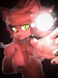 animatronic anthro areolae big_breasts fazclaire's_nightclub five_nights_at_freddy's fredina's_nightclub nipple_piercing nipples nude_female solo sxftdmns