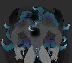 barazoku black_hole booou cum male_only nokal solo_male tentacle