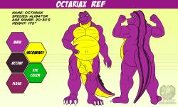 absurd_res alligator alligatorid crocodilian domafox foreskin genitals hi_res model_sheet nude penis reptile scalie