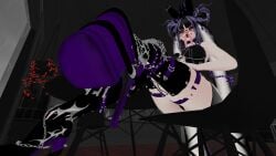 dominant_female dominatrix feet_worship femdom heels_focus looking_at_viewer looking_down pov vrchat vrchat_avatar worshipping