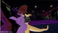 3d deltarune fucked_from_behind furry male nude_female susie_(deltarune) synth_(vader-san) vrchat vrchat_avatar